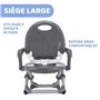 Chicco Pocket Snack Chaise haute Booster Siège rigide Gris