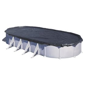 Bâche d'hiver ovale GRE pour piscine de 7