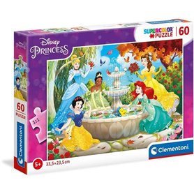 Puzzle Princesses - Clementoni - 60 pieces - Pour Enfant de 5 ans et plus