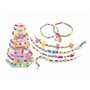 Clementoni - Crazy Chic - Coffret créatif Licorne - Créer tes bracelets en perles colorés avec charms et pompoms - Dés 7