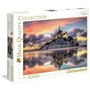 Clementoni - Puzzle 1000 pieces - Le magnifique Mont Saint-Michel - Architecture et monument - Adulte