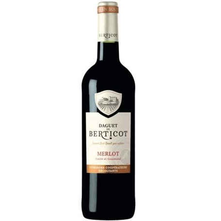 Daguet de Berticot Atlantique Merlot - Vin rouge de Bordeaux