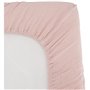 Drap housse lange - DOMIVA - 70x140 cm - Vieux rose - Gaze de coton