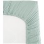 Drap housse lange - DOMIVA - 70x140 cm - Celadon - Gaze de coton