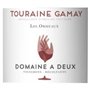 Domaine A Deux Touraine Gamay - Vin rouge de Loire