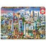 Puzzle Architecture et monument - EDUCA - 1500 pieces - Pour adultes