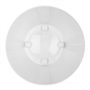 ELHO Brussels Pot de fleurs rond Roues 47 - Blanc - Ø 47 x H 44 cm - intérieur - 100% recyclé