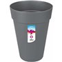 Pot de fleur Elho Plastique Rond Loft Urban Gris anthracite Ø 34 x 45