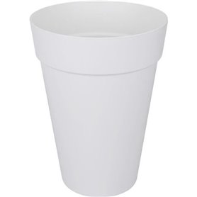 ELHO Pot de fleurs rond haut Loft Urban - Ø 28 cm - Blanc