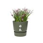 ELHO Pot de fleurs rond Greenville 30 - Extérieur - Ø 29,5 x H 27,8 cm - Vert feuille