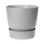 ELHO Greenville Pot de fleurs rondØ 47 x H 44 cm - extérieur - 100 47 - Gris - % recyclé