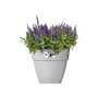 Elho Vibia Campana Bac a fleurs Carré 37 - Gris - Ø 36 x H 36 cm - extérieur - 100% recyclé