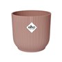 ELHO Vibes Fold Pot de fleurs rond Roues 35 - Rose - Ø 35 x H 32 cm - intérieur - 100% recyclé