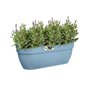 Pot de fleurs ELHO - Vibia Campana Easy Hanger Large - Bleu Vintage - Balcon extérieur