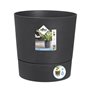 Pot de fleur Elho Plastique Carré Greensense Aqua Care Gris Charbon 29