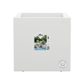 Elho Vivo Next Square 40 Bac a fleurs - Blanc - Ø 39 x H 38 cm - intérieurextérieur - 100% recyclé