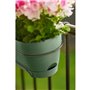 Elho Vibia Campana Balconniere Allin1 50 - Vert - L 50 x B 26 x H 17 cm - Balcon - 100% recyclé