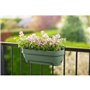 Elho Vibia Campana Balconniere Allin1 70 - Vert - L 70 x B 26 x H 17 cm - Balcon - 100% recyclé