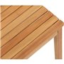 Ensemble repas de jardin pour enfant - 2 personnes - Table carrée 50 x 50 x 50 cm et 2 chaises - Bois Acacia FSC