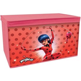 FUN HOUSE Miraculous Coffre a jouets - Pliable - 55