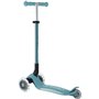 Trottinette 3 roues pliable - GLOBBER - PRIMO FOLDABLE PLUS LIGHTS - Bleu aqua - Roues lumineuses - 2 a 9 ans - 50 Kg