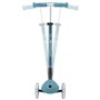 Trottinette 3 roues pliable - GLOBBER - PRIMO FOLDABLE PLUS LIGHTS - Bleu aqua - Roues lumineuses - 2 a 9 ans - 50 Kg