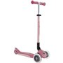 Globber - Trottinette PRIMO FOLDABLE PLUS LIGHTS V2 - Rose pastel