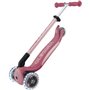 Globber - Trottinette PRIMO FOLDABLE PLUS LIGHTS V2 - Rose pastel