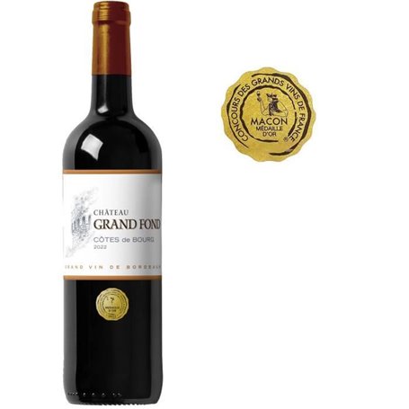 Château Grand Fond 2022 Côtes de Bourg - Vin rouge de Bordeaux