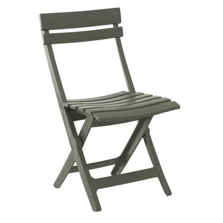 Chaise pliante - GROSFILLEX - Miami - Forest green - Résine