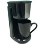 Cafetiere filtre 12V 1 tasse - HTC EQUIPEMENT - Noir - Pratique pour voiture et camping