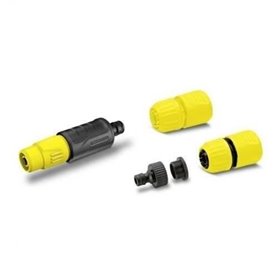 Set lance d'arrosage - KARCHER - Jaune - 2 formes de jets - aquastop