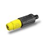 Set lance d'arrosage - KARCHER - Jaune - 2 formes de jets - aquastop