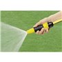 Set lance d'arrosage - KARCHER - Jaune - 2 formes de jets - aquastop