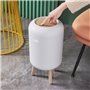 Poubelle sur pied de salle de bain push - LIMO - KITCHEN MOVE - 9L - Bois design