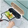 Poubelle de salle de bain étroite push - ALDO - KITCHEN MOVE - 10 L - Bois