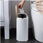 Poubelle de salle de bain étroite push - ALDO - KITCHEN MOVE - 10 L - Bois