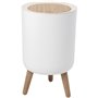 Poubelle sur pied de salle de bain push  - MALMO - KITCHEN MOVE - 7 L - Ouverture par pression - Bois design