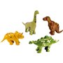 Jouet magnétique - KLEIN - 4 grands dinosaures Funny Puzzle, 1+ - Stimule la créativité et l'habileté manuelle !