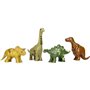 Jouet magnétique - KLEIN - 4 grands dinosaures Funny Puzzle, 1+ - Stimule la créativité et l'habileté manuelle !