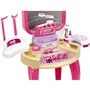 Jouet de beauté - KLEIN - Centre de beauté Barbie Happy Vibes - Complet avec de nombreux accessoires et lumiere.