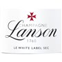 Champagne Lanson Le White Label Sec - 75 cl