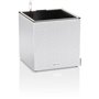 Pot de fleur LECHUZA Canto Stone Cube 30 - kit complet LED