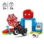 LEGO DUPLO Marvel 10424 L'aventure en moto de Spin - Jouet Spidey et ses Amis