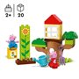 LEGO DUPLO 10431 Le Jardin et la Cabane dans l'Arbre de Peppa Pig - Jouet Créatif