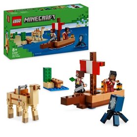 LEGO Minecraft 21259 Le Voyage du Bateau Pirate