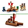 LEGO Minecraft 21259 Le Voyage du Bateau Pirate, Set de Construction et d'Exploration