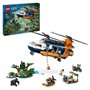 LEGO City 60437 L'hélicoptere de l'explorateur de la jungle au camp de base