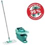 Kit de nettoyage sol Profi XL 55096 Leifheit -Ensemble de nettoyage balai a plat avec housse 42 cm seau XL a essorage presse fac