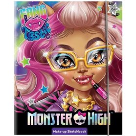 Carnet de croquis Monster High avec trousse de maquillage - LISCIANI - Apprenez l'art du maquillage